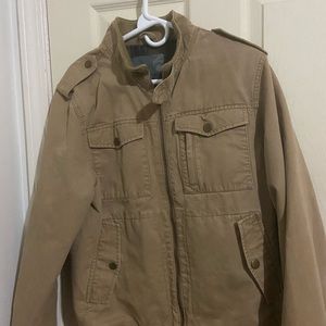 Old Navy, Men’s Medium zip up bomber jacket with multiple pockets.